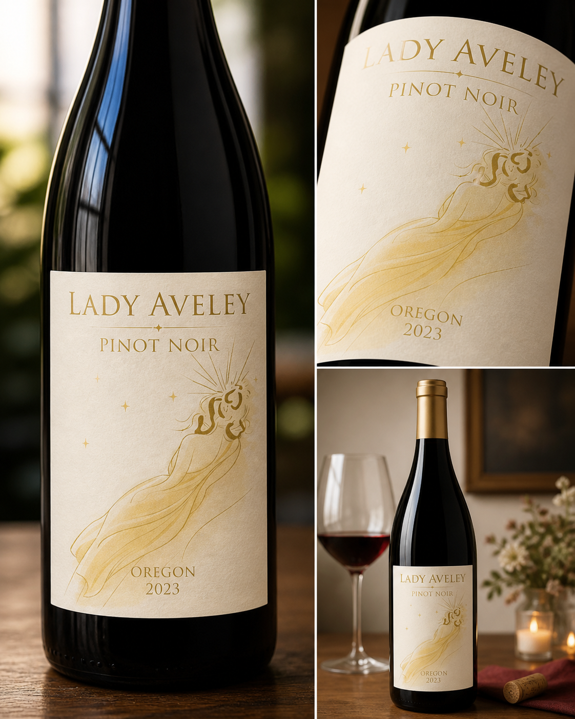 Lady Aveley Pinot Noir 2023 Oregon — 12 Bottle Case