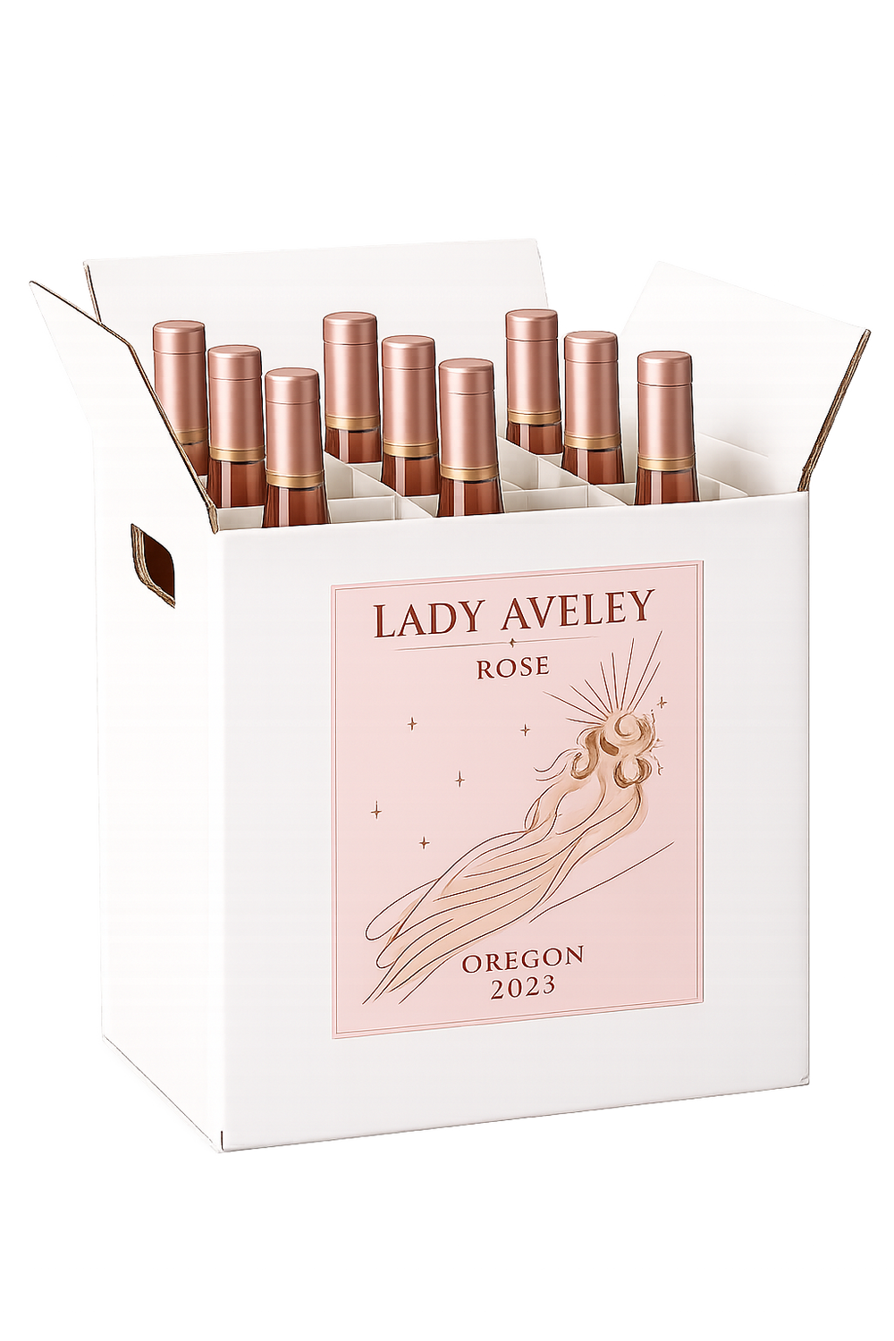 Lady Aveley Rosé 2023 Oregon — 12 Bottle Case