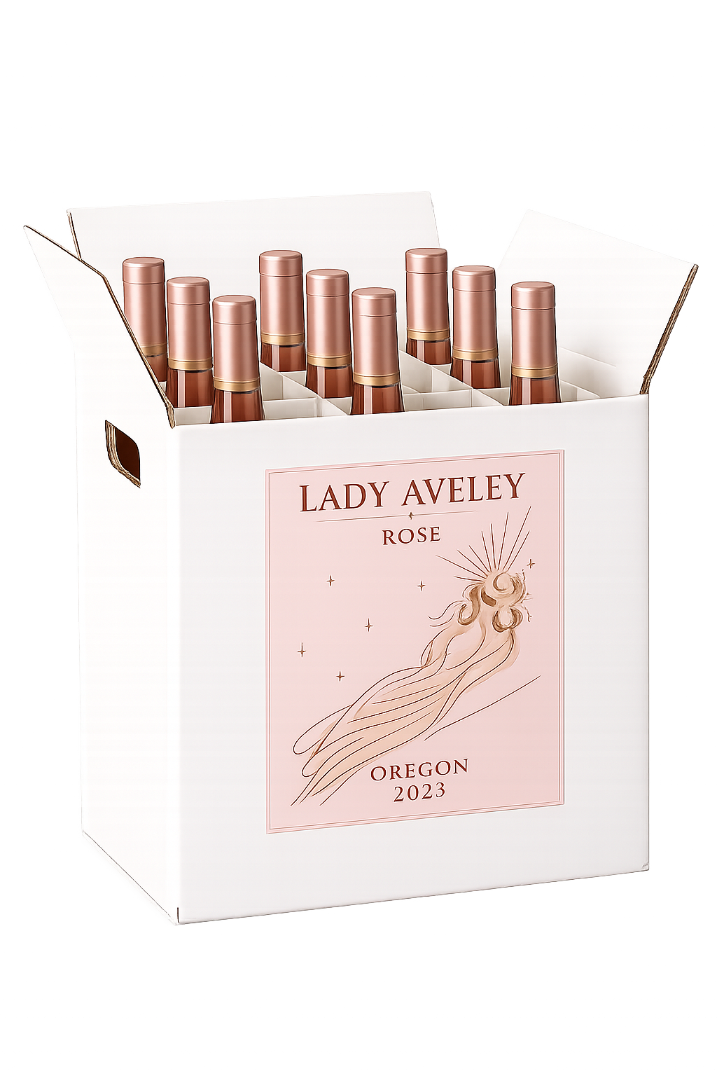Lady Aveley Rosé 2023 Oregon — 12 Bottle Case